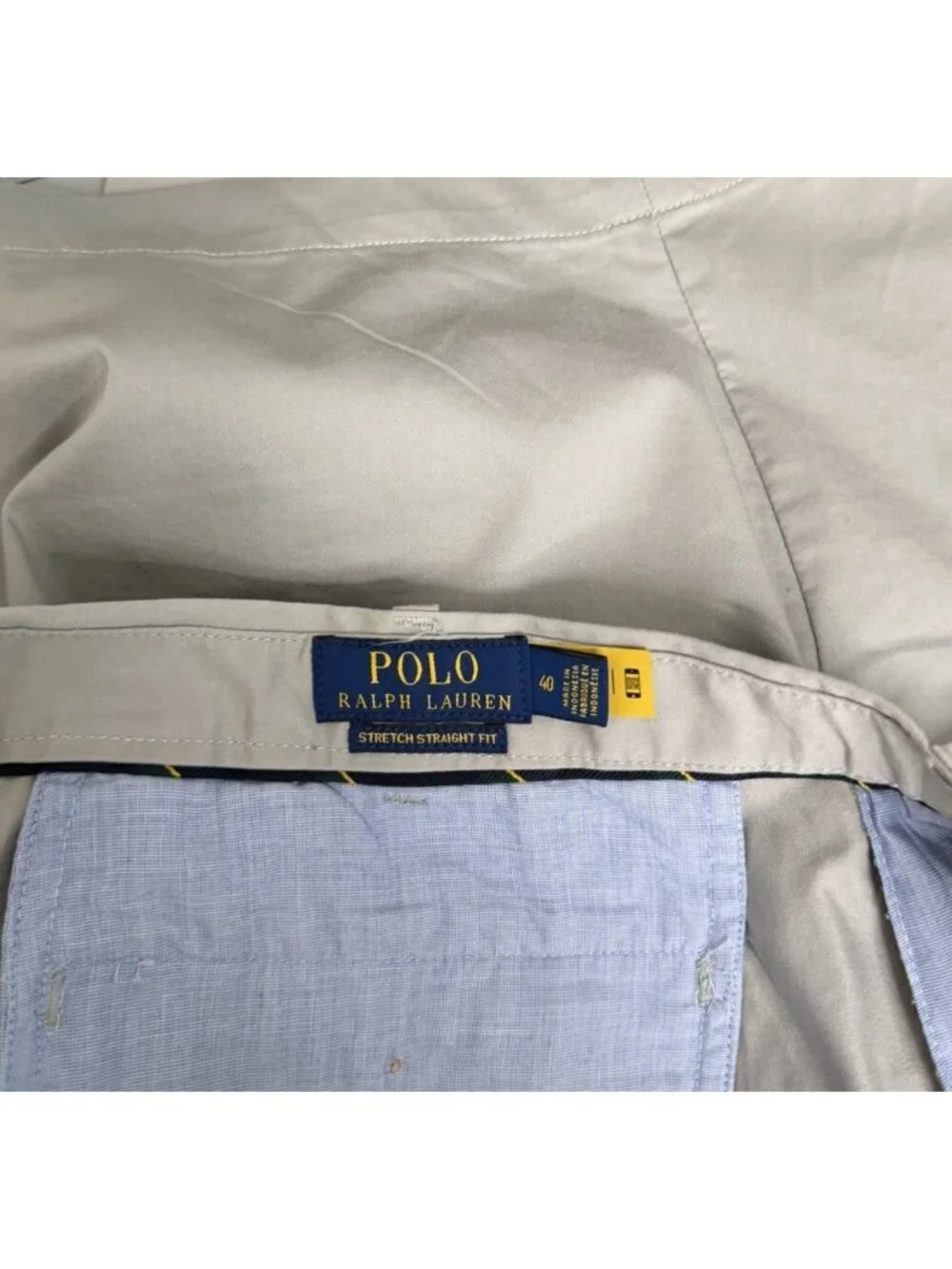 Polo Ralph Lauren Grey Golf Shorts Men's 40 Stretch Straight Fit 7.5